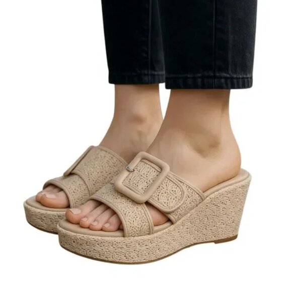 Seychelles Calli platform buckle strap sandals 9 - Picture 12 of 12